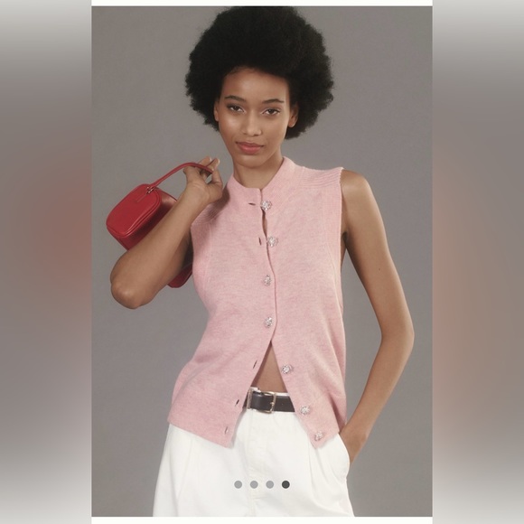 Maeve buttondown sweater vest - Picture 2 of 16